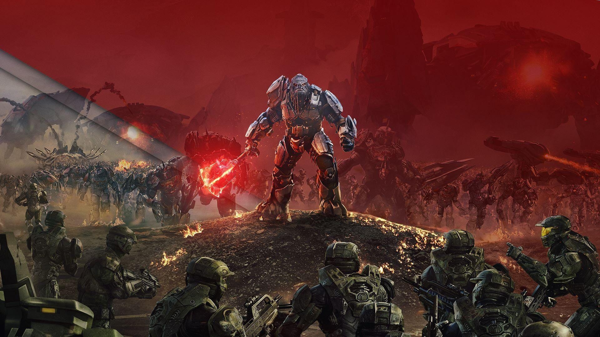 Game, Halo Wars, Brute, Spartans, HD, 1920x1080 Full HD Desktop