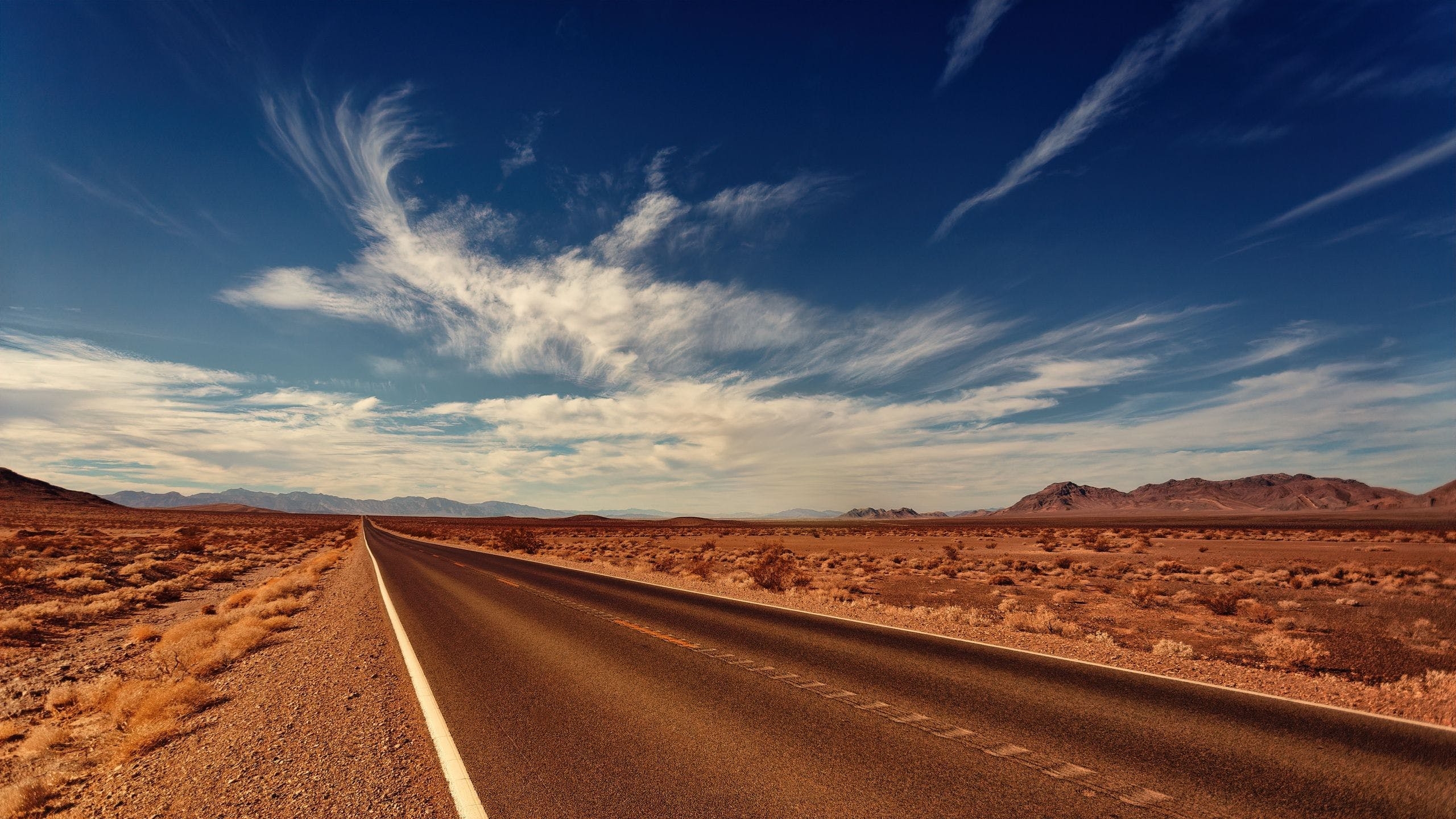 Autobahn, HD, Hintergrund, Straße, Reisen, 2560x1440 HD Desktop