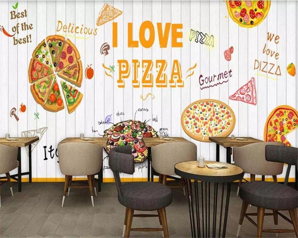 Beibehang, 3D, Holzbrett, Pizza, Restaurant, 1000x800 HD Desktop