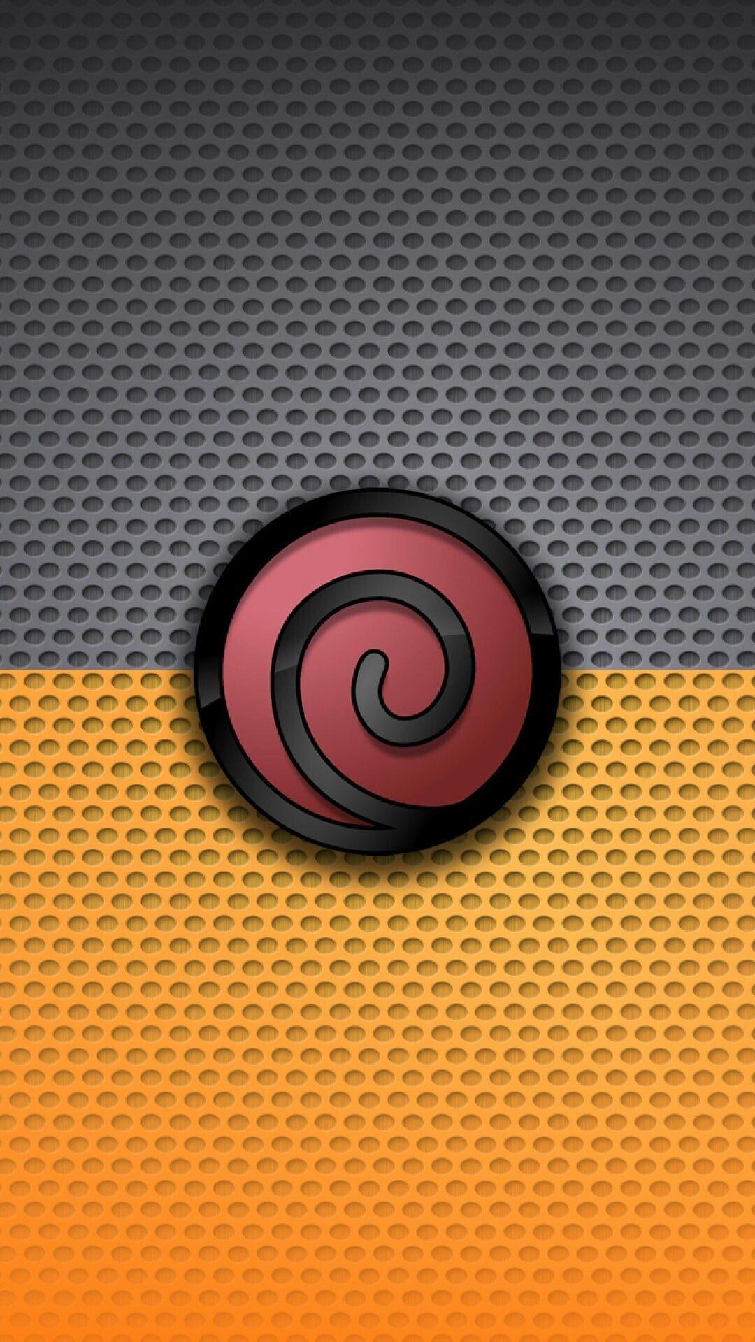 Konoha Symbol, Anime, Uzumaki Clan, Naruto, Dorf, 1080x1920 Full HD Handy