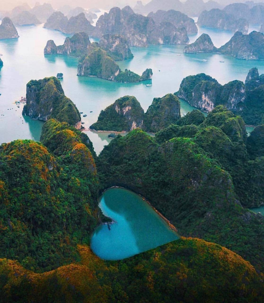 Halong Bucht, Vietnam, Schönheit, Reisen, Natur, 1120x1280 HD Handy