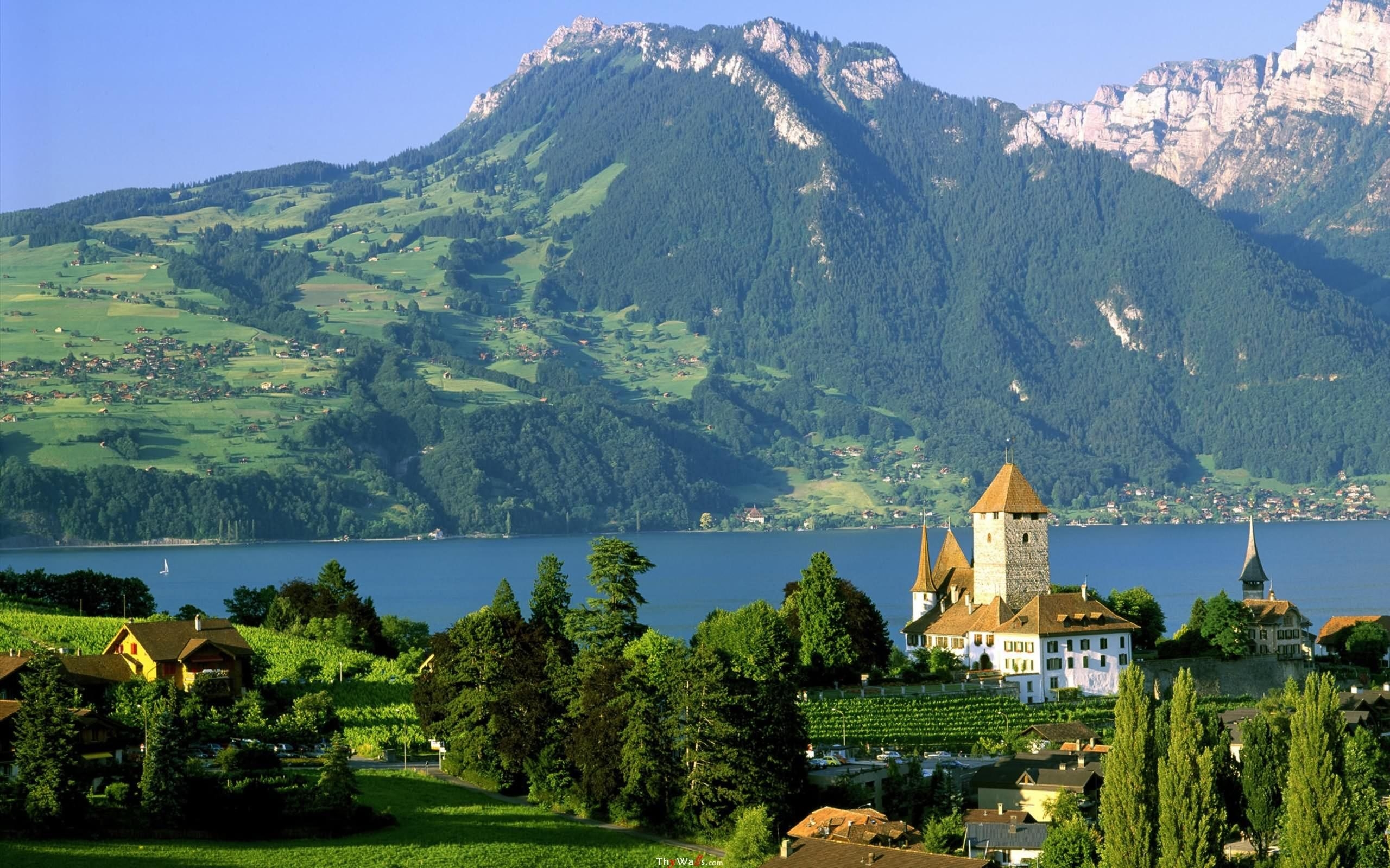 Schweiz, HD-Kulisse, Bergpanorama, Alpen, Freizeit, 2560x1600 HD Desktop