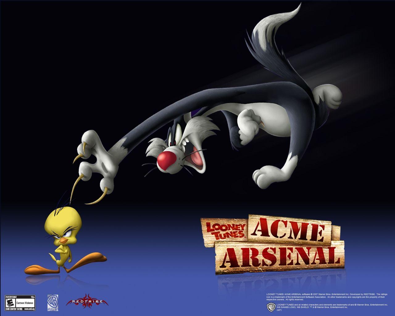 Sylvester Katze, Tweety Pie, Looney Tunes, Zeichentrick, 1280x1030 HD Desktop