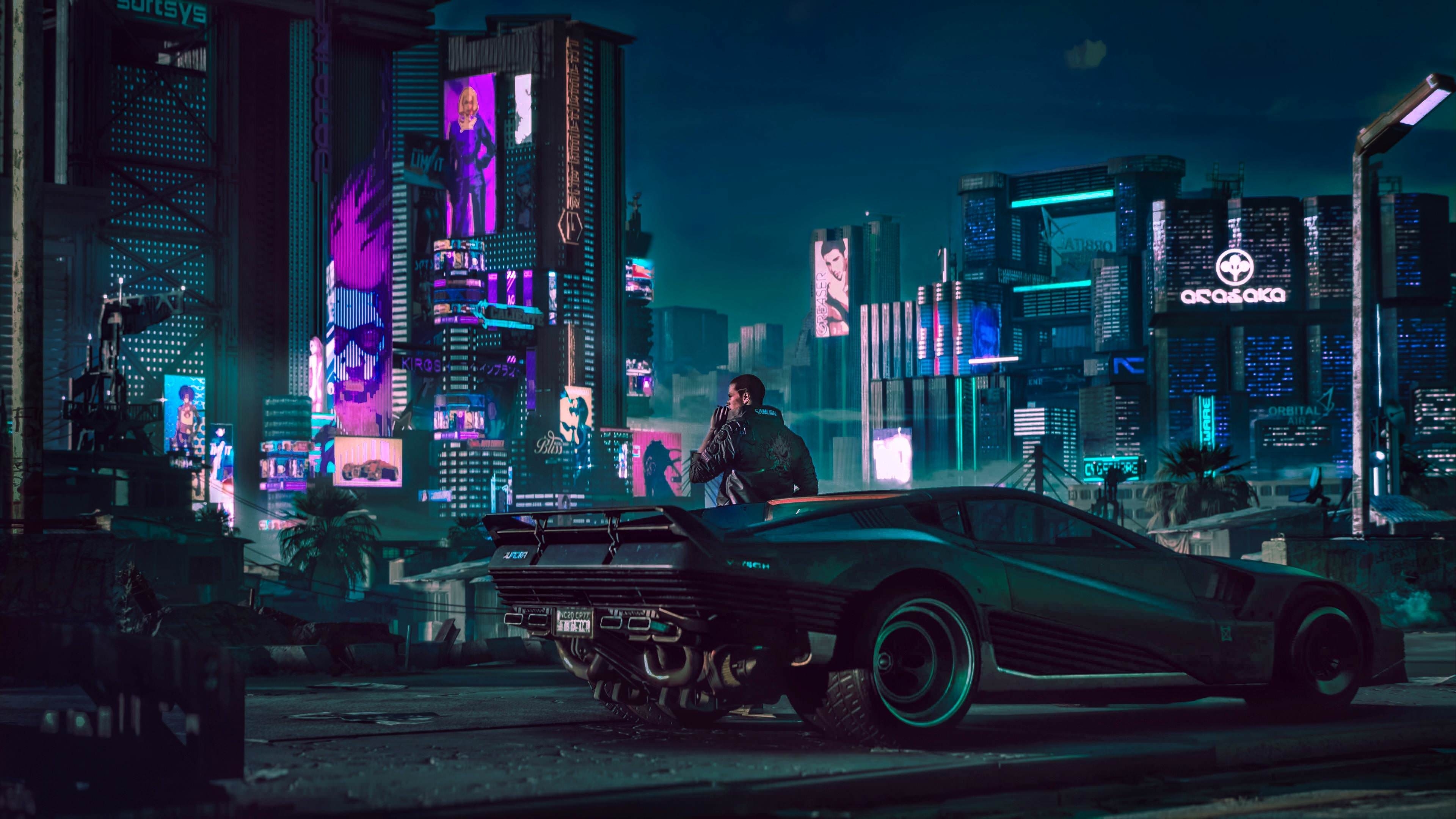 Cyberpunk, 2077, 4K Ultra, Spiele, Hintergrund, 3840x2160 4K Desktop