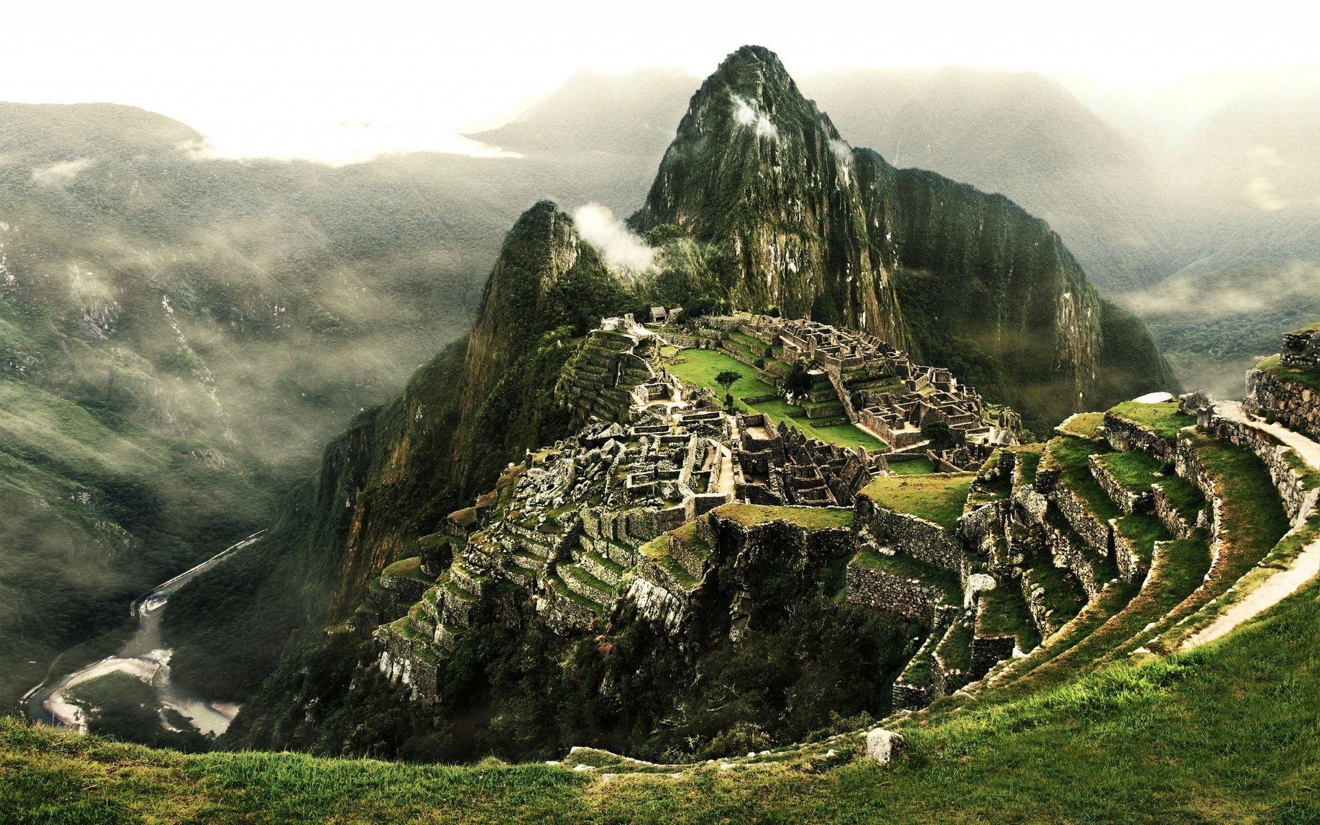 Machu Picchu, Peru, 1920x1200, Berg, Sehenswürdigkeit, 1920x1200 HD Desktop