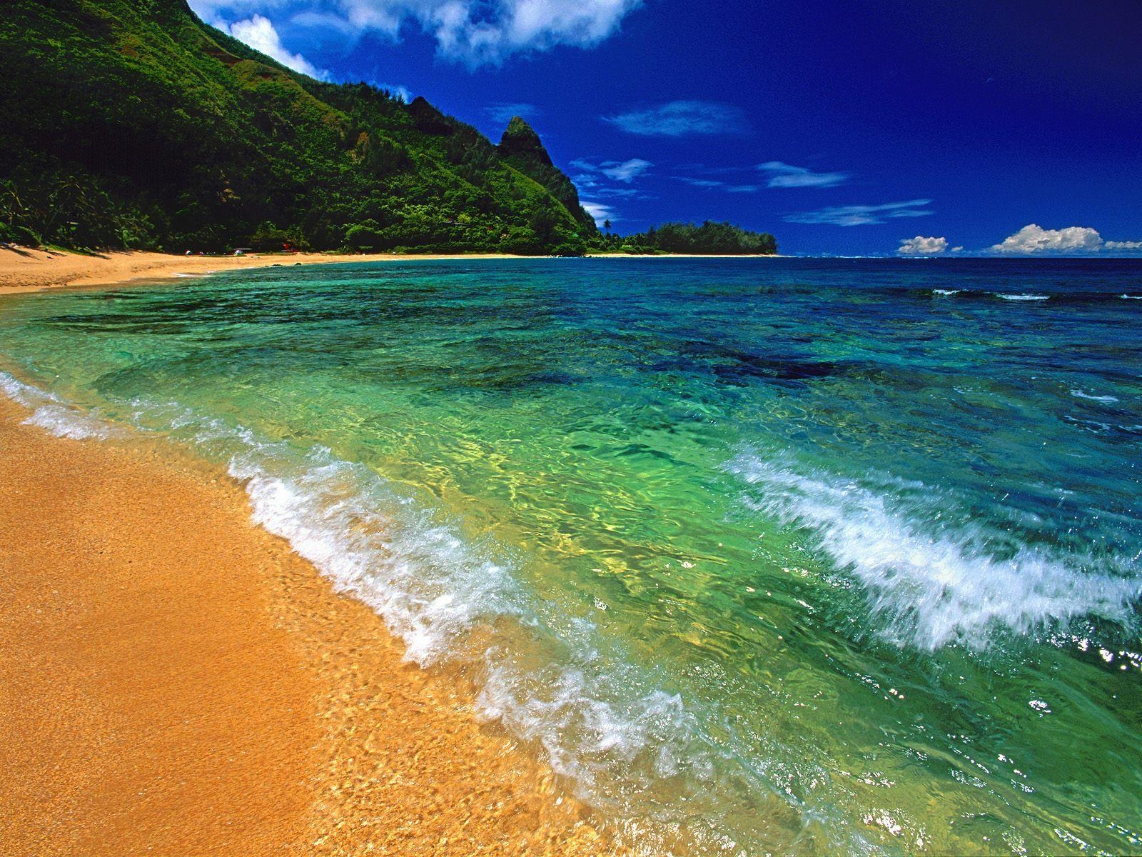 Kauai, Tunnel Beach, Hawaii, Strand, Reisen, 1600x1200 HD Desktop