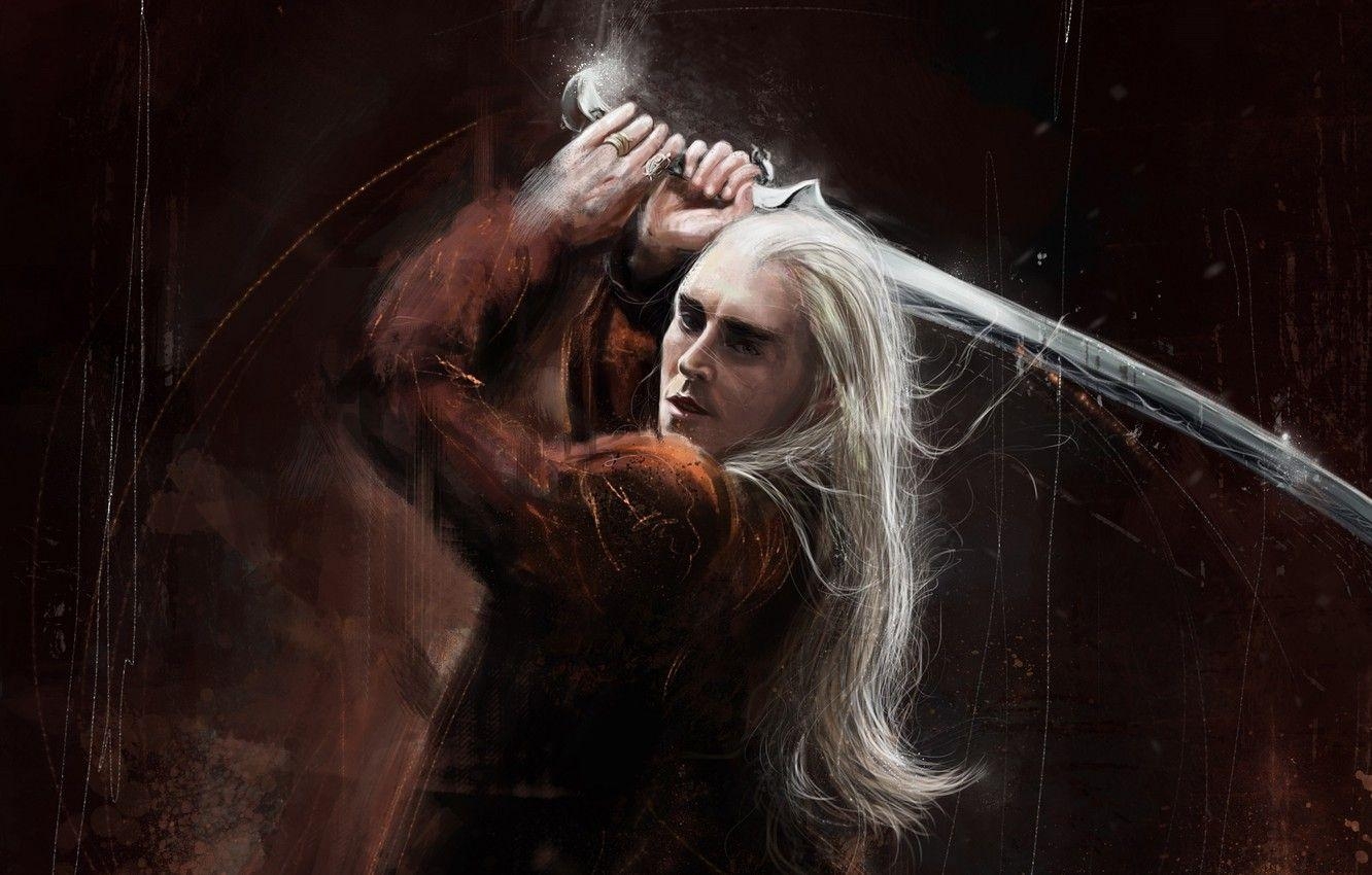 Thranduil, Schwert, Hobbit, König, Mittelerde, 1340x850 HD Desktop