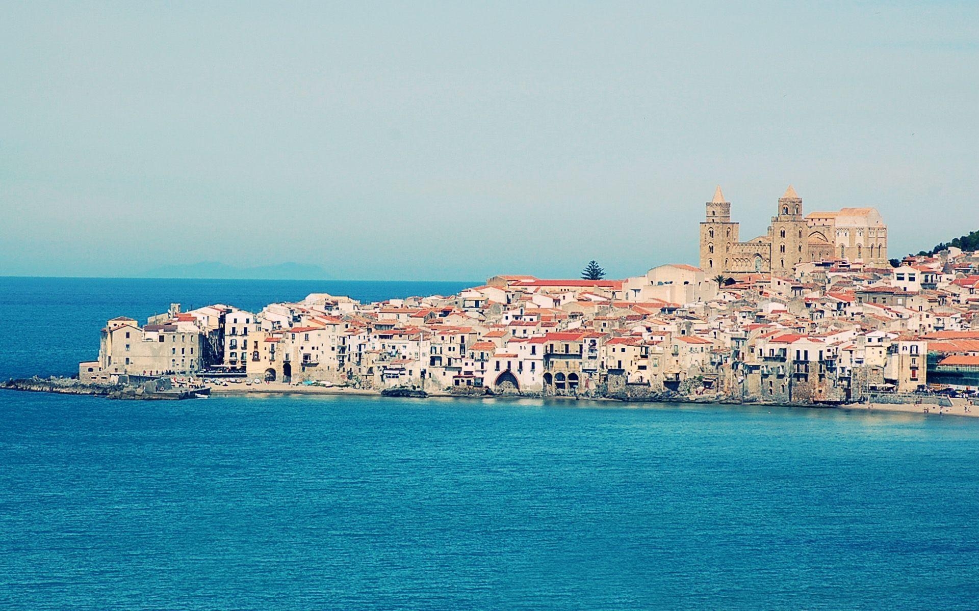 HD, Cefalù, Sizilien, Italien, 1920x1200, 1920x1200 HD Desktop