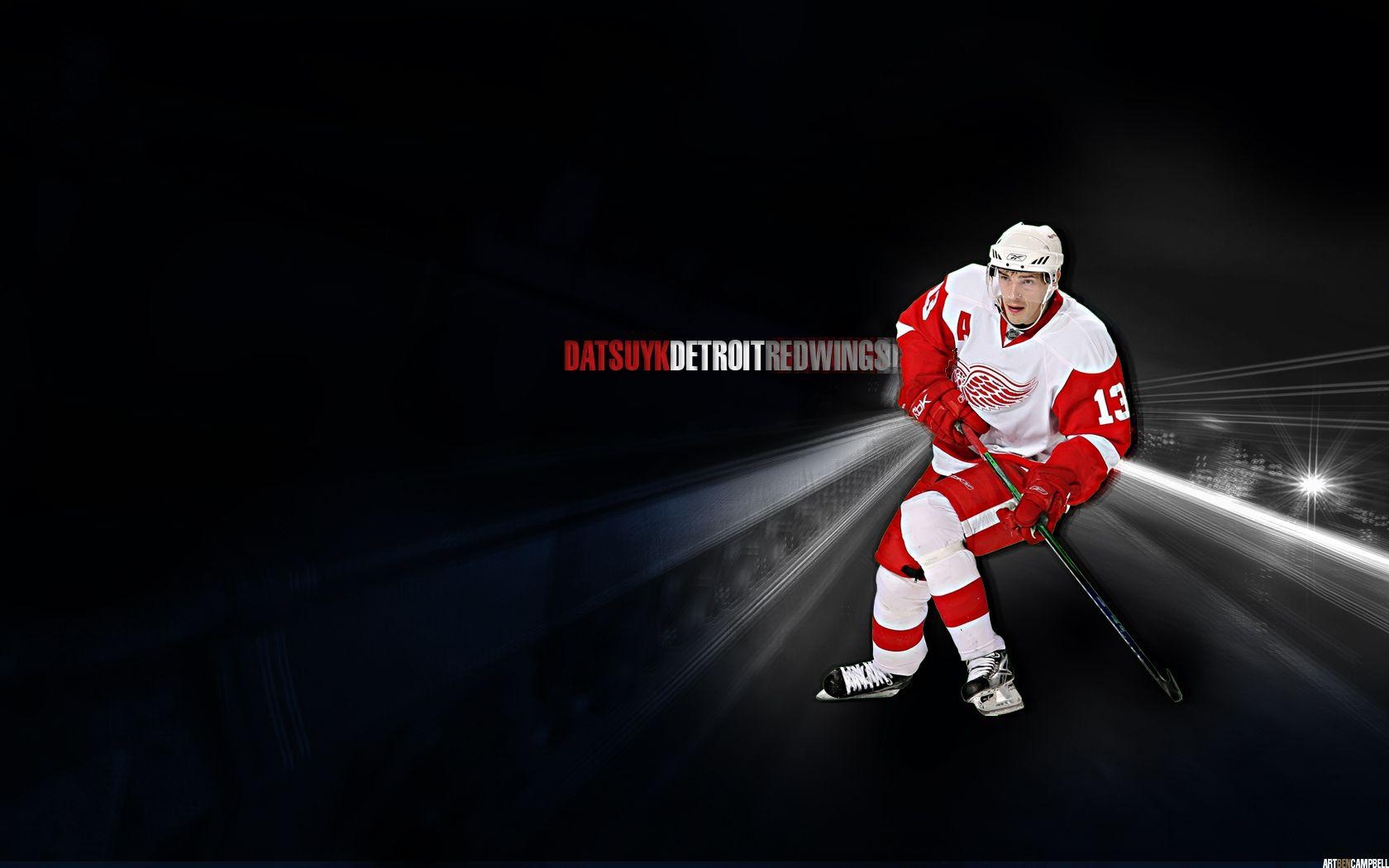 Detroit Red Wings, Datsyuk, Hintergrund, NHL, Eishockey, 1680x1050 HD Desktop