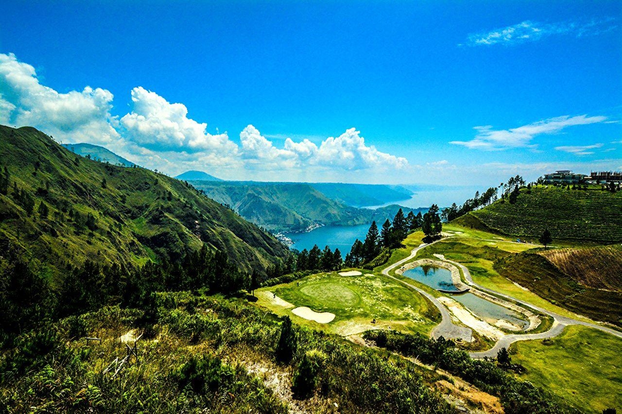 See Toba, Sumatra, Natur, Berge, Himmel, 1280x860 HD Desktop