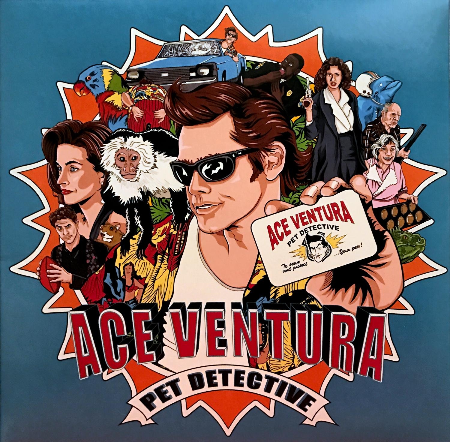 Jim Carrey, Ace Ventura, Film, Soundtrack, Vinyl, 1500x1480 HD Desktop