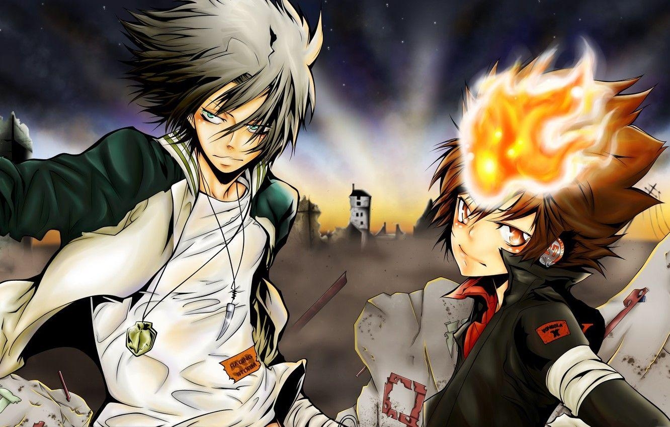 Katekyo Hitman Reborn, Anime, Kunst, Jungs, Bild, 1340x850 HD Desktop