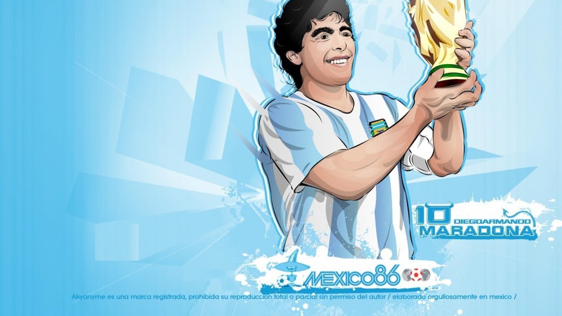 Diego Maradona, Fußball, Legende, Argentinien, Weltmeister, 1920x1080 Full HD Desktop