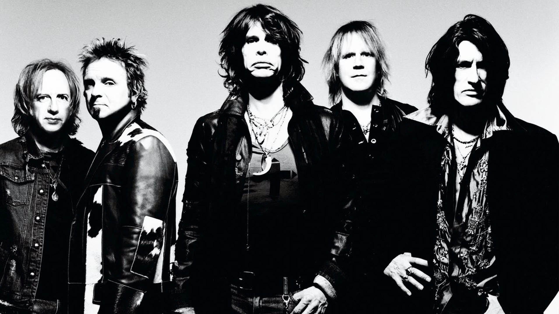 Aerosmith, schwarz, Hintergrundbild, Rock, Musik, 1920x1080 Full HD Desktop