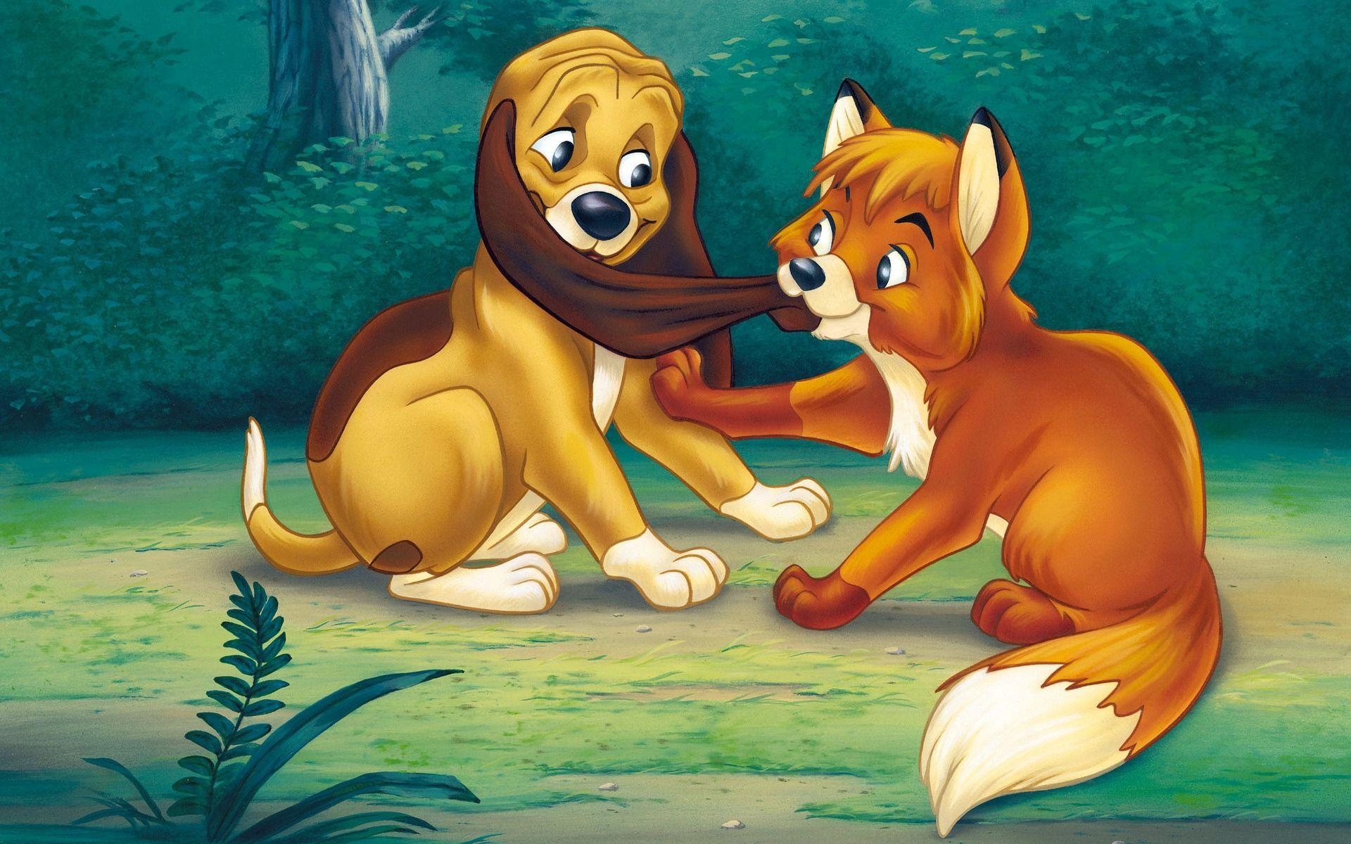 Cap und Capper, Todd und Copper, Disney, Cartoon, Jagdhund, 1920x1200 HD Desktop