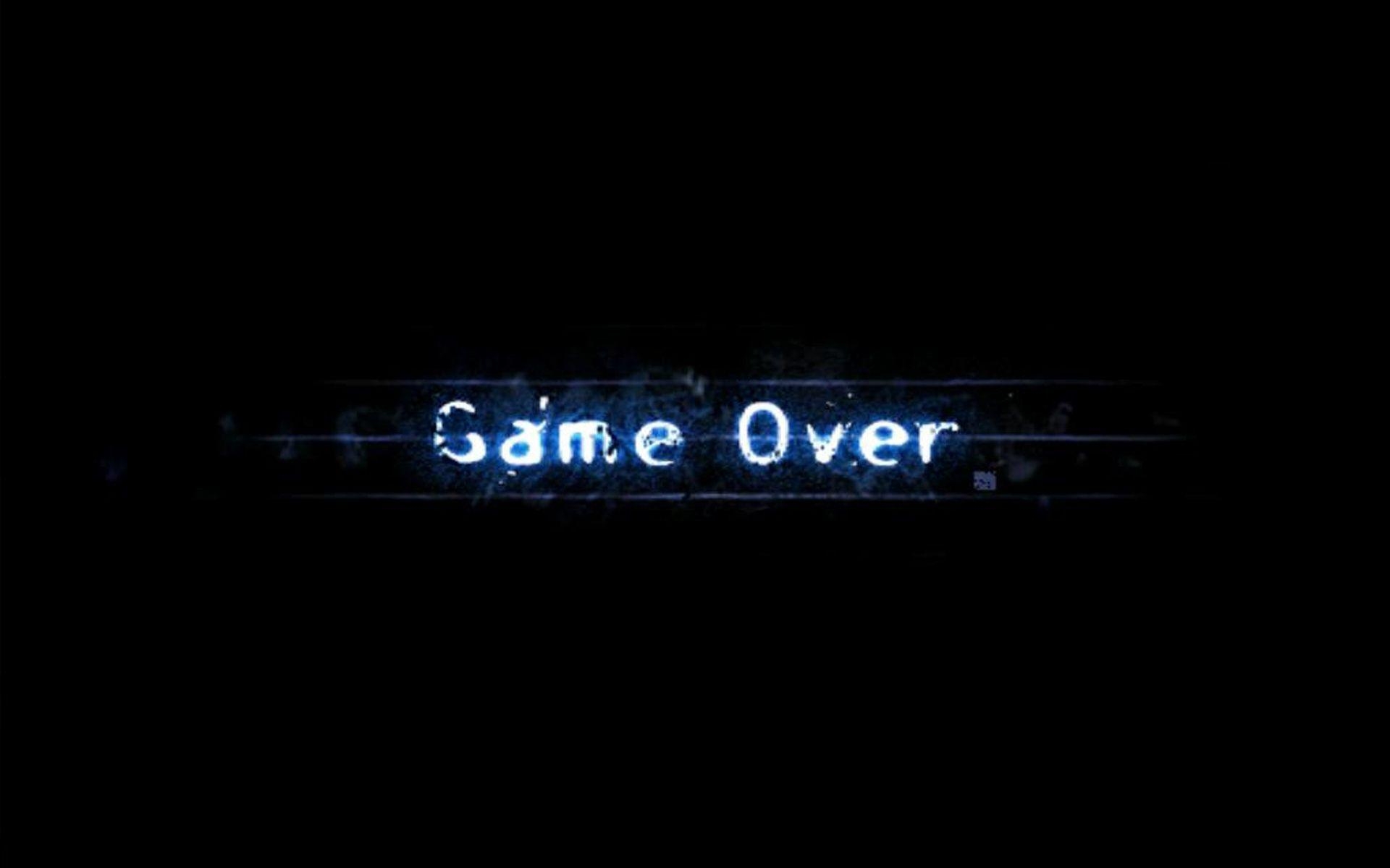 Game Over, Kunst, Wallpaper, Gaming, Design, 1920x1200 HD Desktop