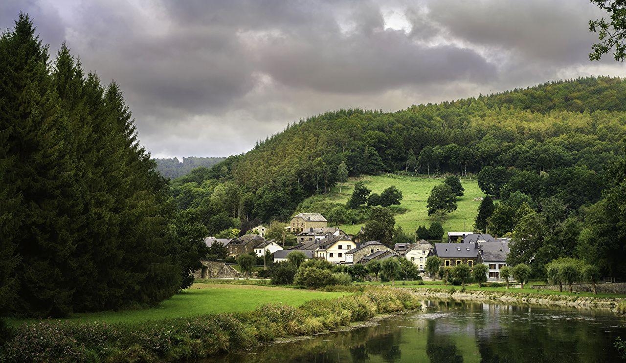 Namur, Belgien, Natur, Fichtenwälder, Städte, 1280x750 HD Desktop