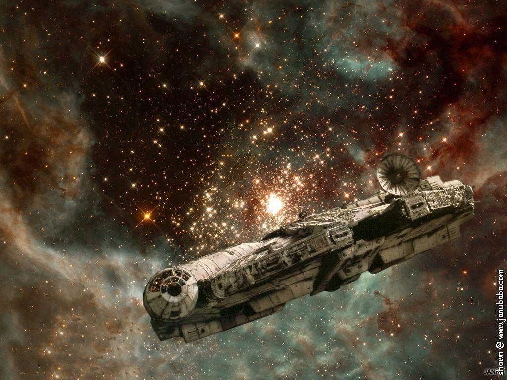 Star Wars, Millennium Falcon, Sci-Fi-Ikone, Raumschiff, Han Solo, 1030x770 HD Desktop