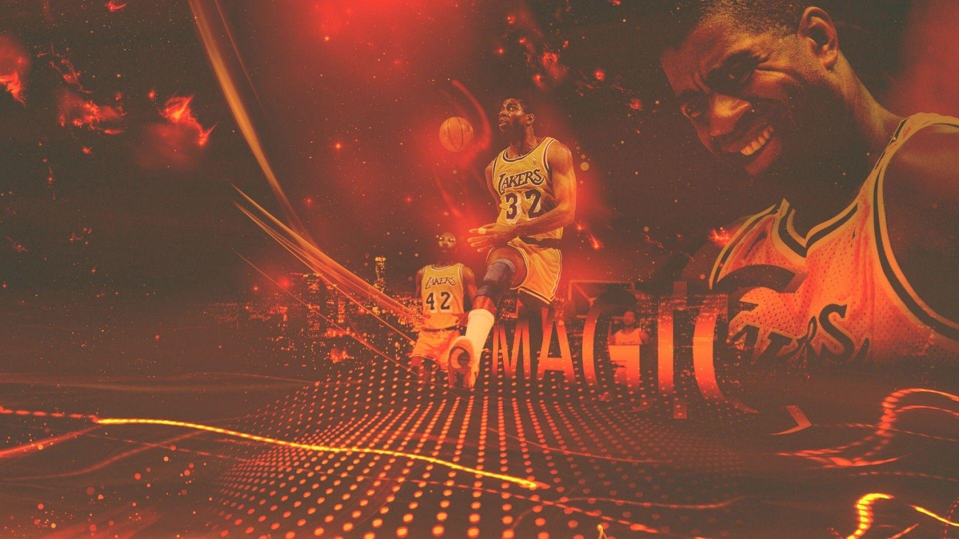 Magic Johnson, Lakers, Coole Motive, HD, Tablet, 1920x1080 Full HD Desktop