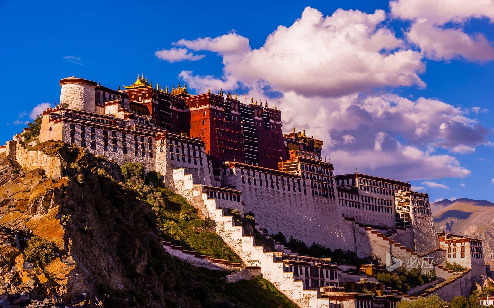 Potala Palast, Lhasa, Tibet, Reisefotos, Asien, 1920x1200 HD Desktop