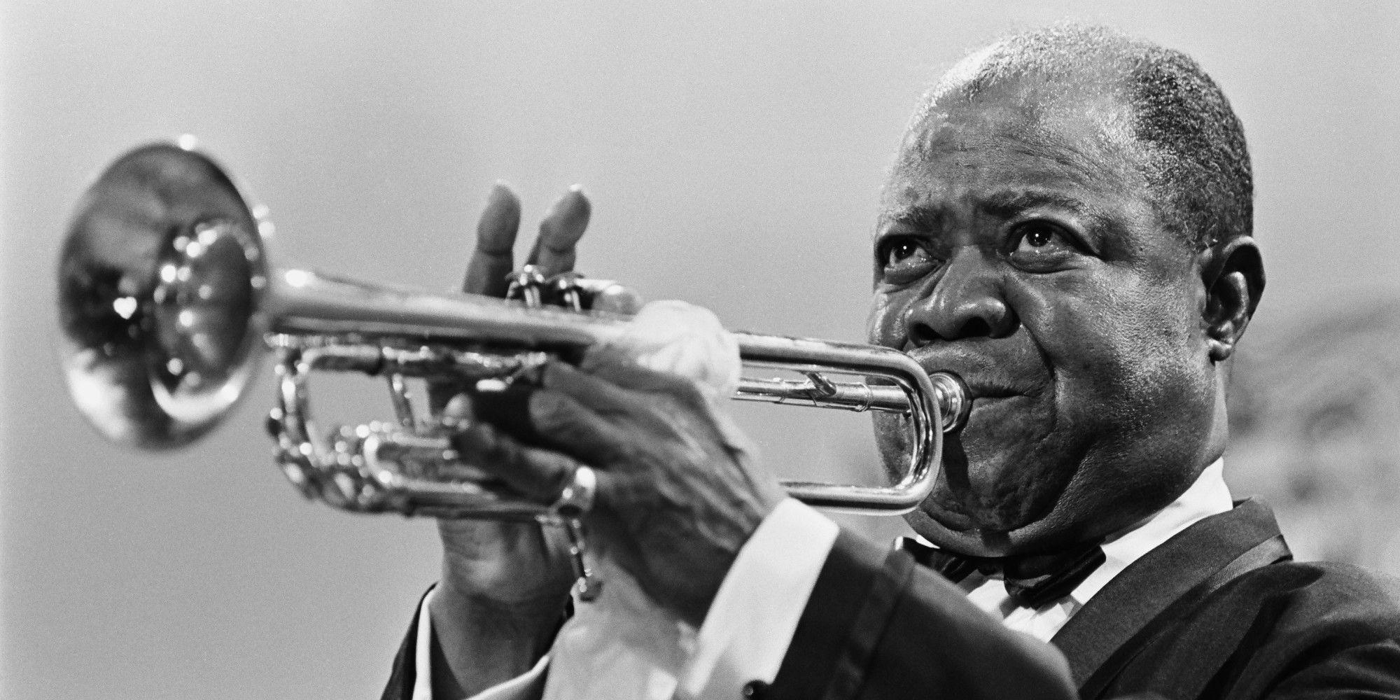 Louis Armstrong, Jazz, Musik, Bild, Hintergrund, 2000x1000 Dual Screen Desktop