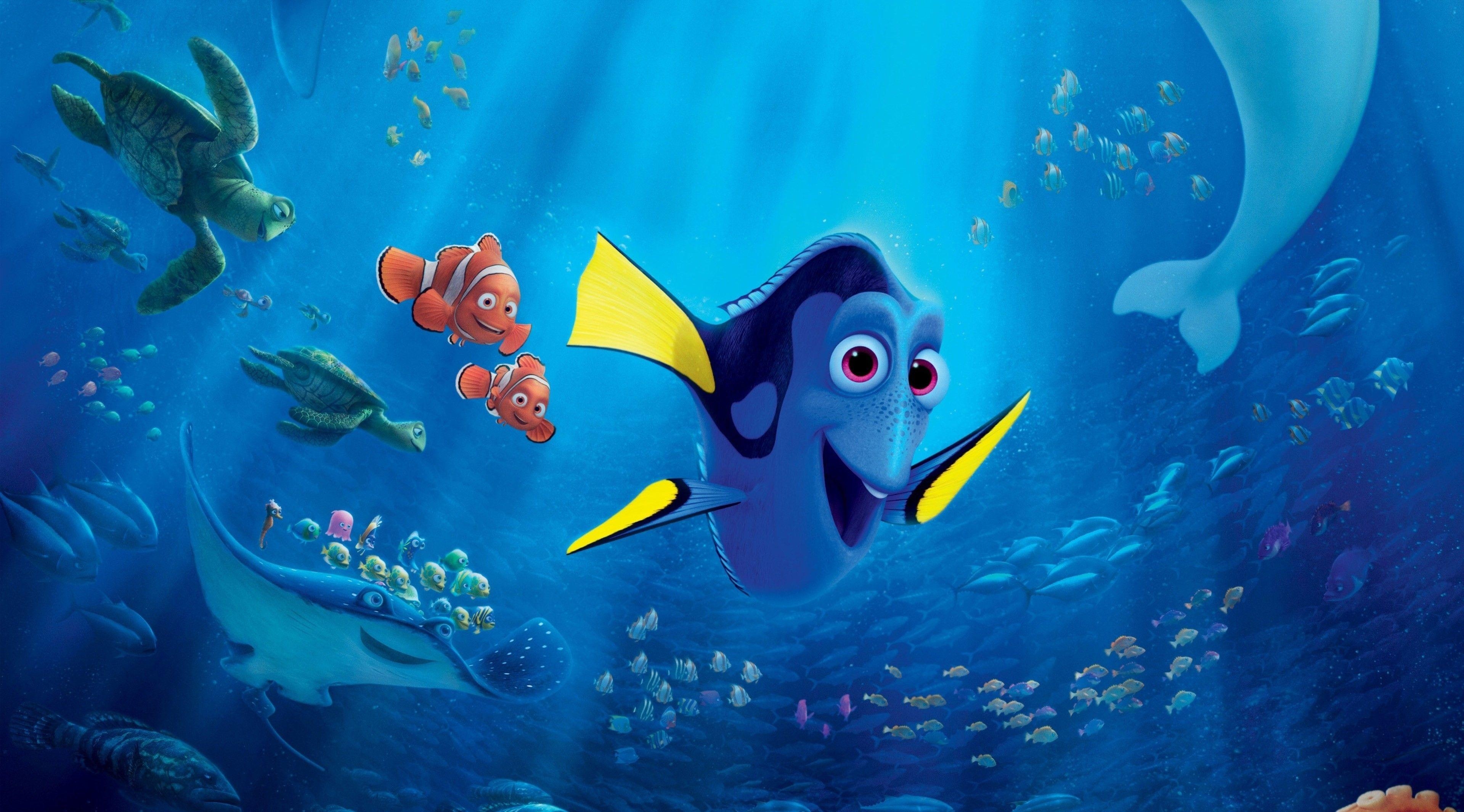 Finding Dory, HD, Disney, Zeichentrick, Abenteuer, 3840x2140 HD Desktop