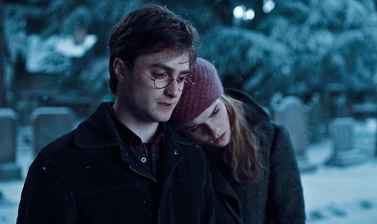 Harry und Hermione, Hintergrund, Bild, Hogwarts, Freundschaft, 1600x960 HD Desktop