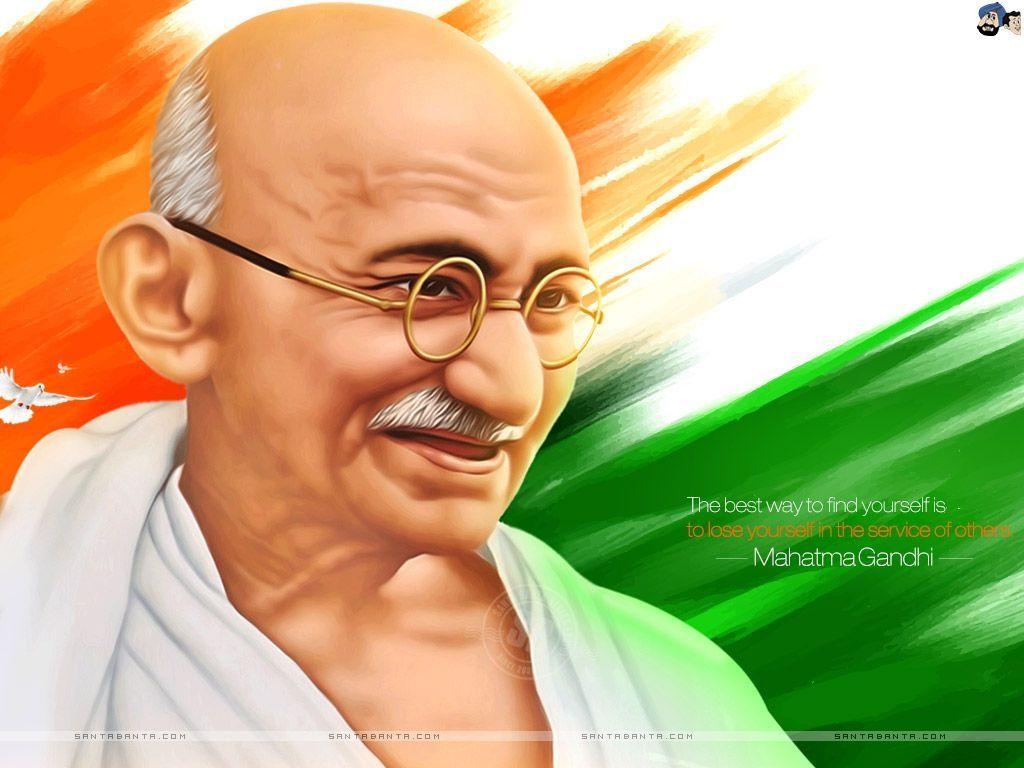 Mahatma Gandhi, Politiker, Staatsmänner, Hintergrund, Führer, 1030x770 HD Desktop