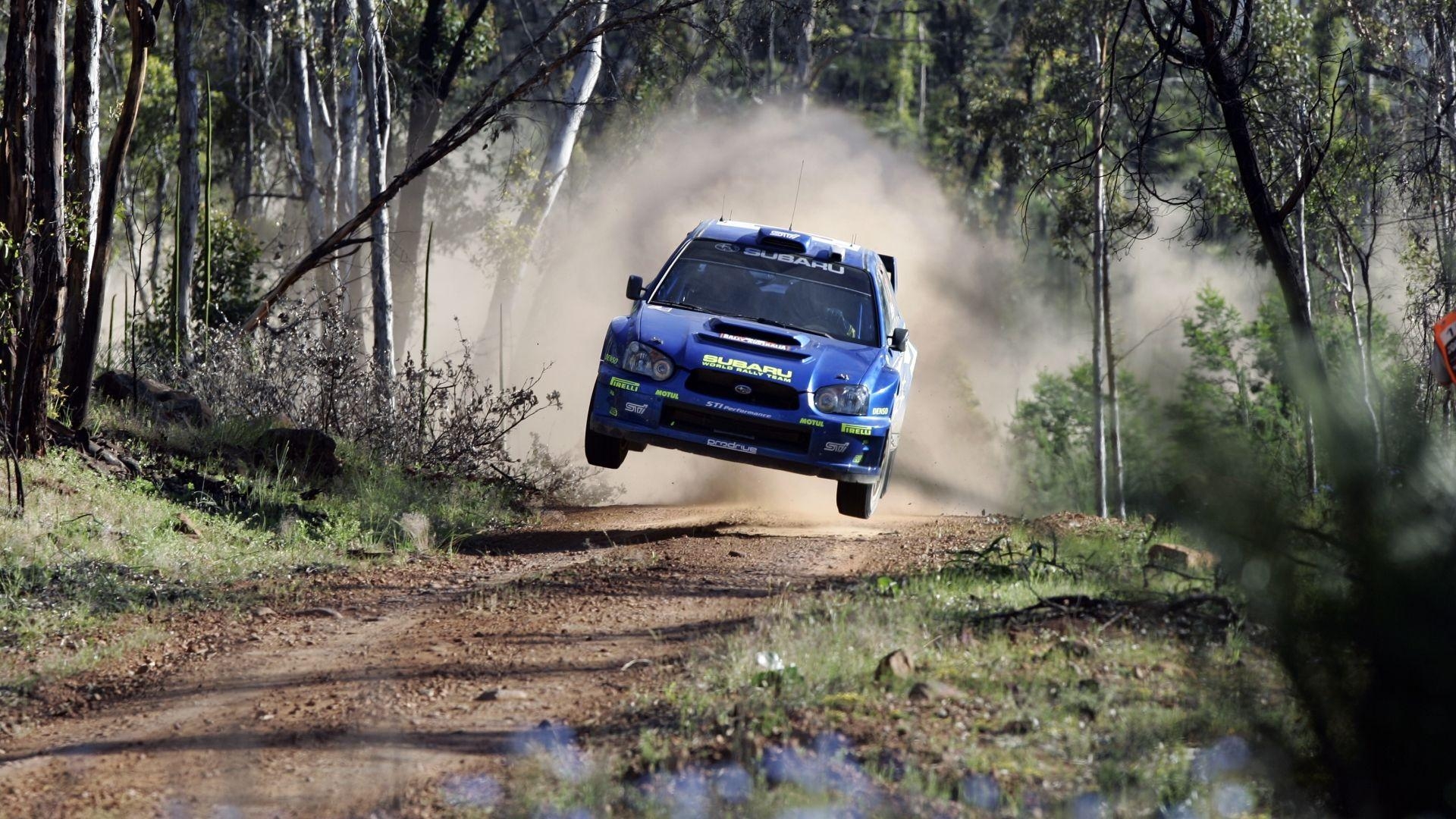 WRC, Subaru, Luft, Auto, Wettbewerb, 1920x1080 Full HD Desktop