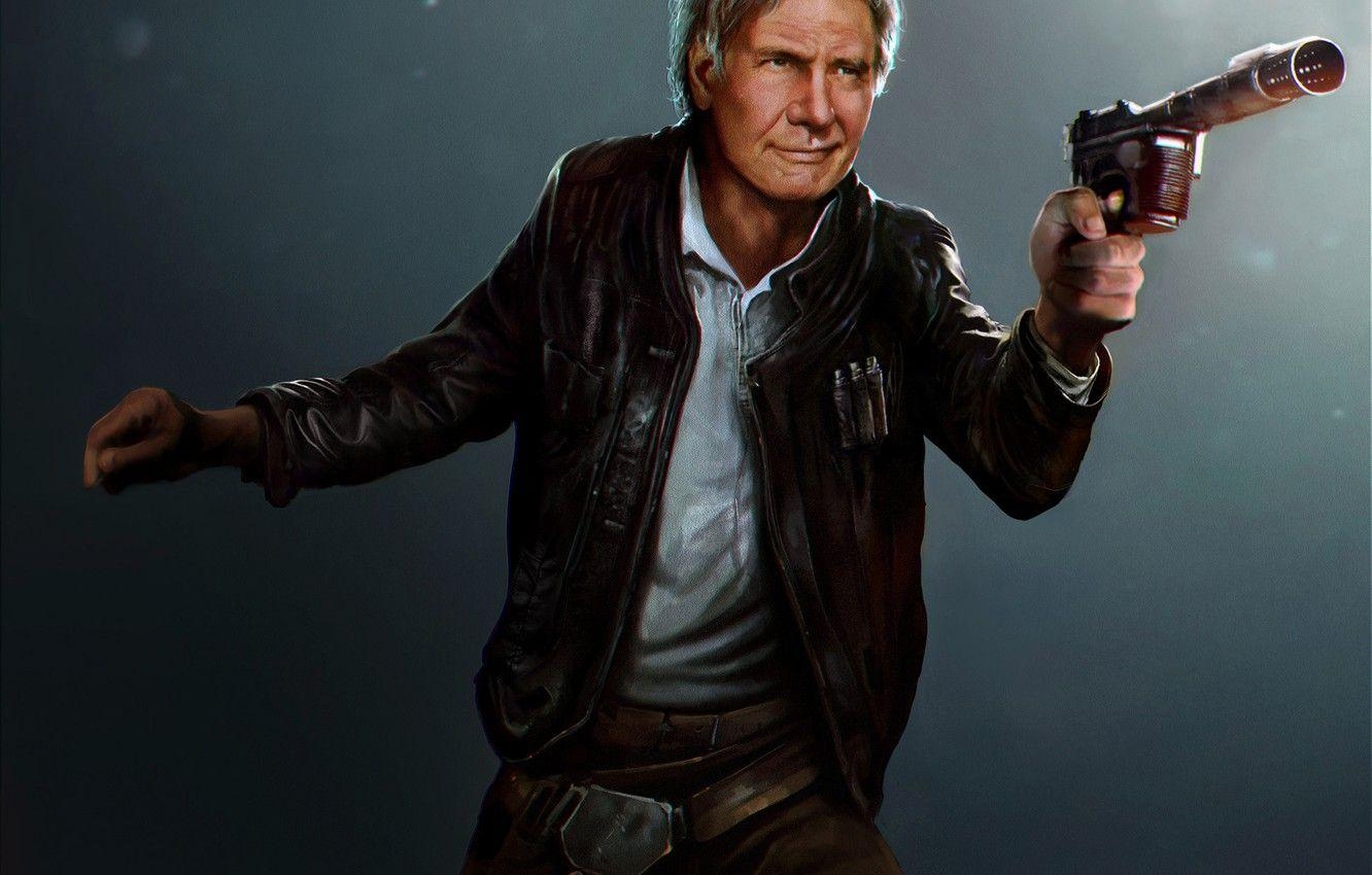 Han Solo, Star Wars, Harrison Ford, Film, Kunst, 1340x850 HD Desktop