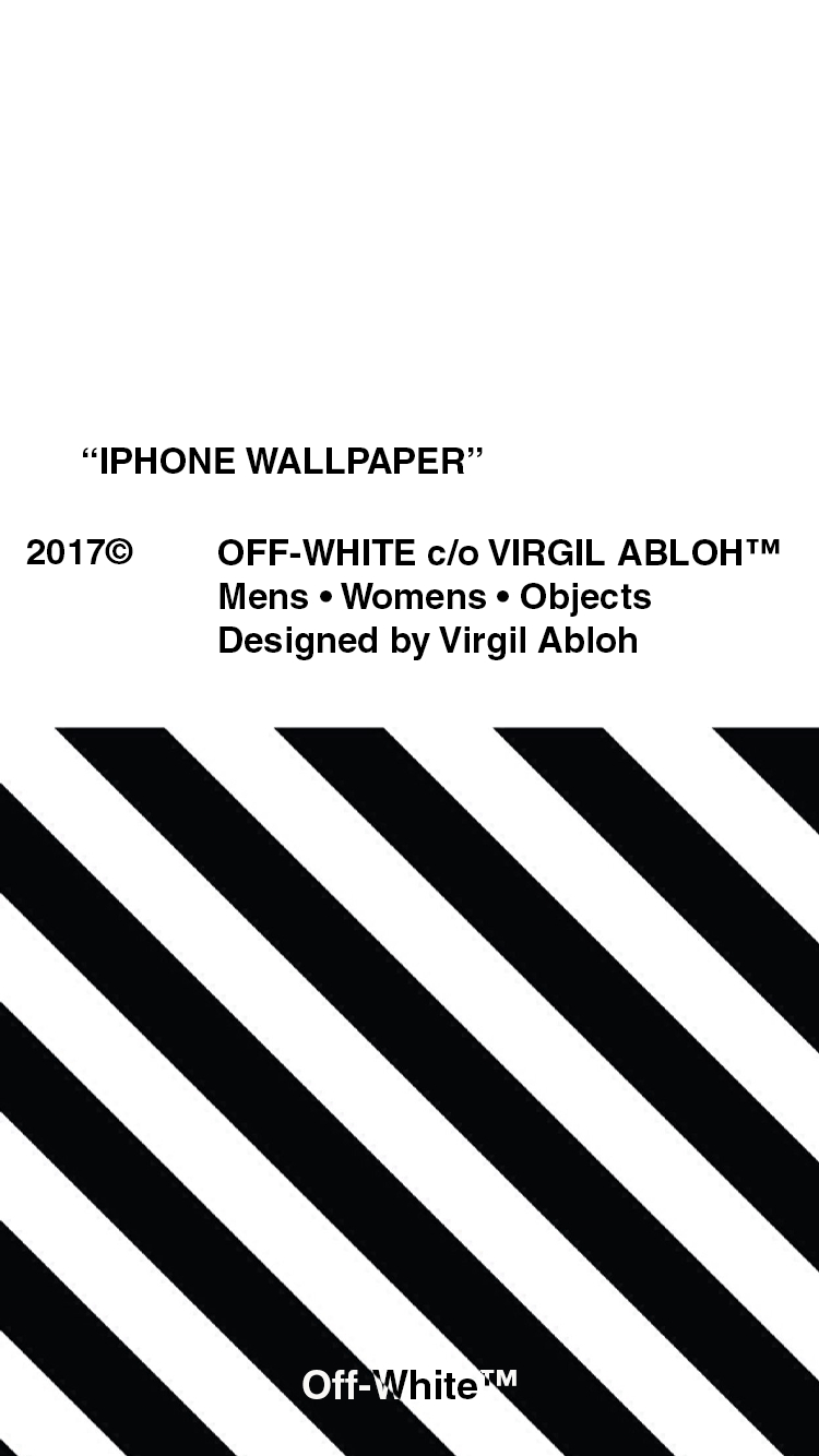 Off White, Virgil Abloh, Stilvolles Design, Modern, 750x1340 HD Handy