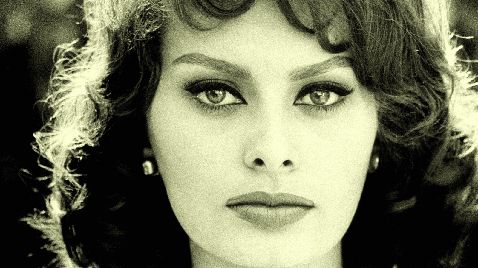 Sophia Loren, Filme, Hintergrund, Ikone, Schauspielerin, 1600x900 HD Desktop