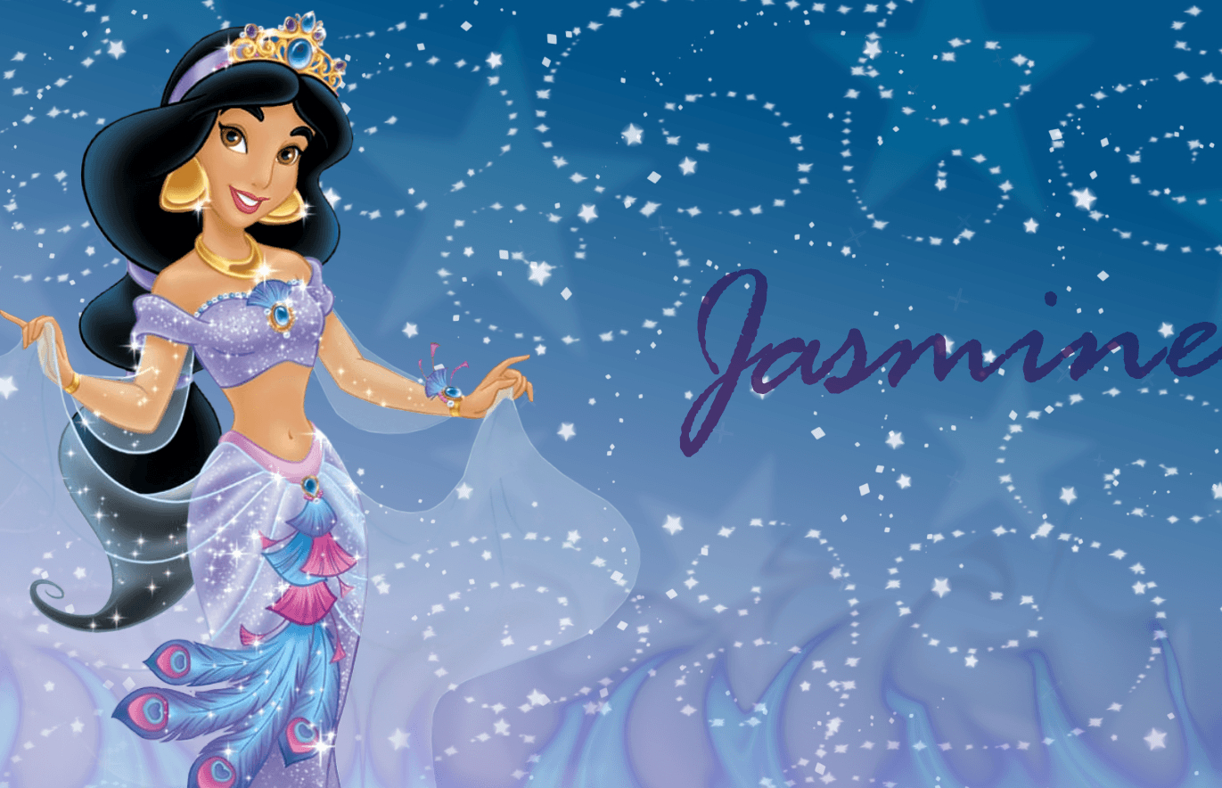 Prinzessin Jasmin, Disney, Aladdin, Zeichentrick, magisches Königreich, 1380x890 HD Desktop