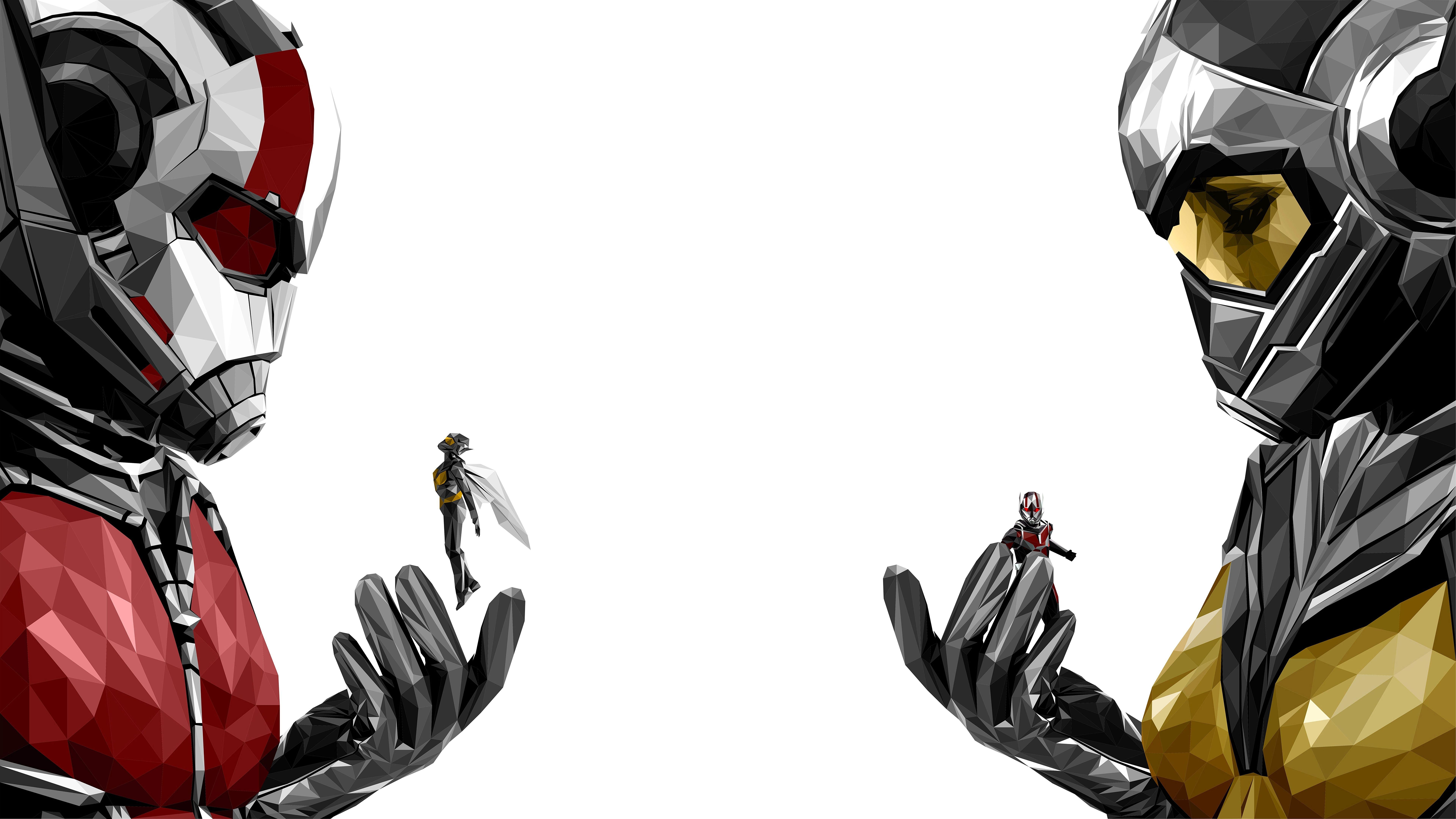 Ant-Man, The Wasp, 2018, Minimalistisch, UHD, 7680x4320 4K Desktop