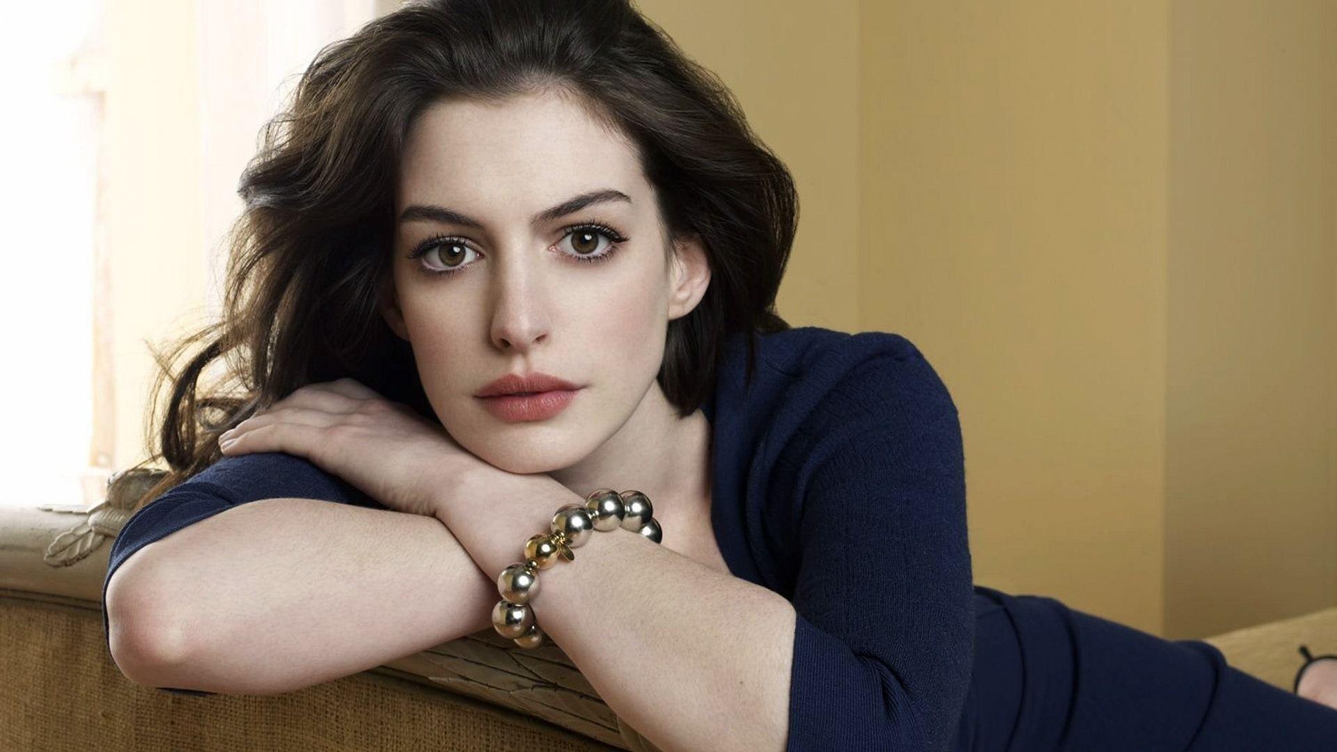 Anne Hathaway, Wallpaper, Schauspielerin, Hollywood, Porträt, 1920x1080 Full HD Desktop