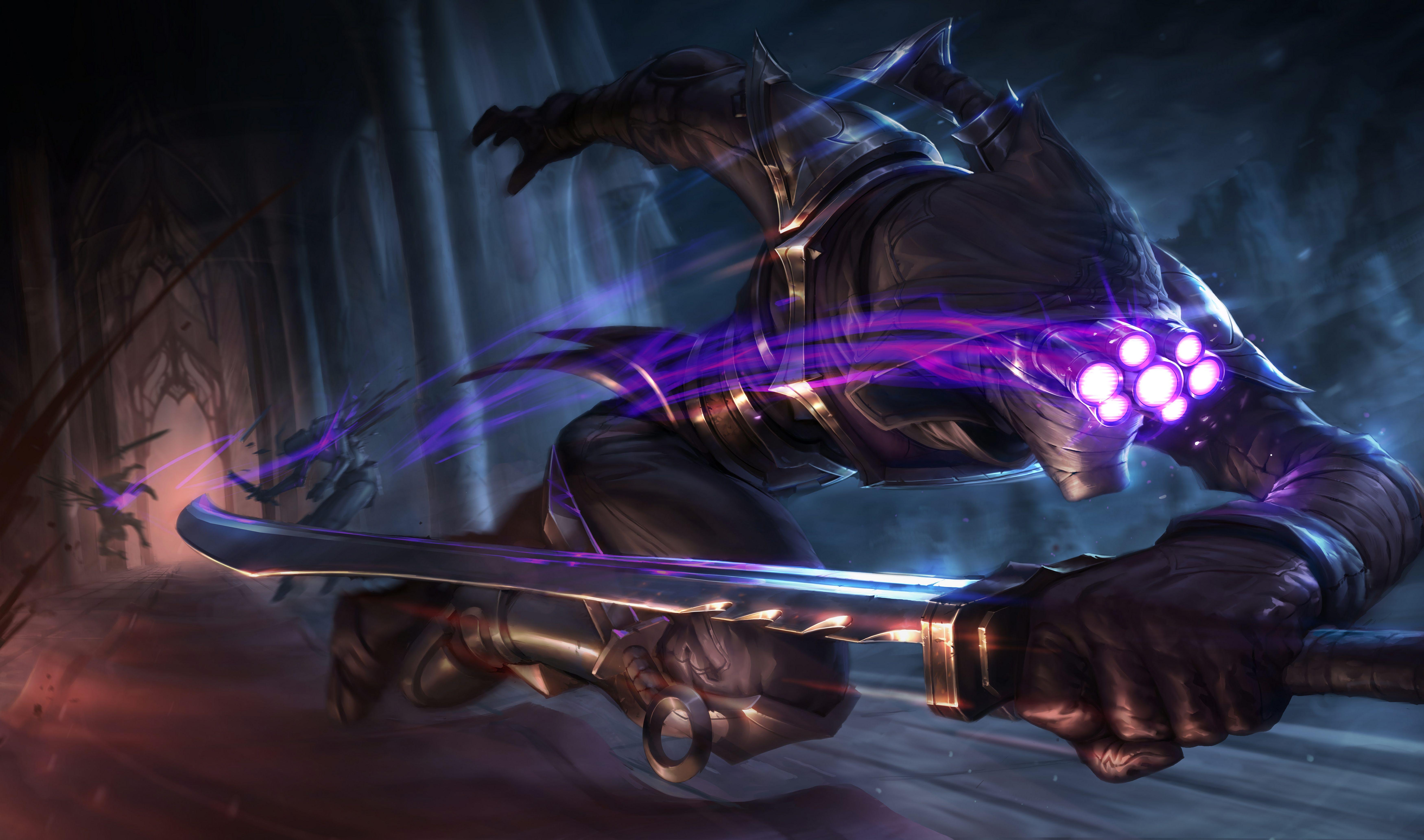 Assassine, Master Yi, Gaming, Wallpaper, League, 7000x4130 4K Desktop