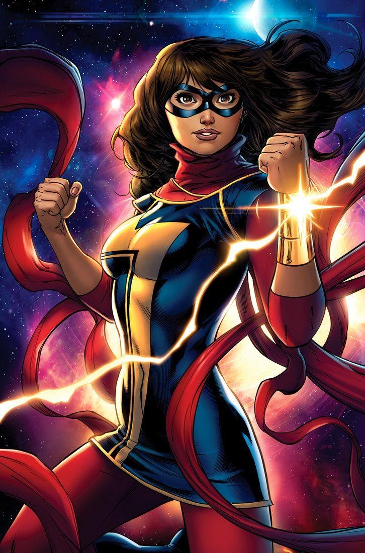 Ms. Marvel, Comics, Superheldin, Beliebt, Hintergrund, 730x1110 HD Handy