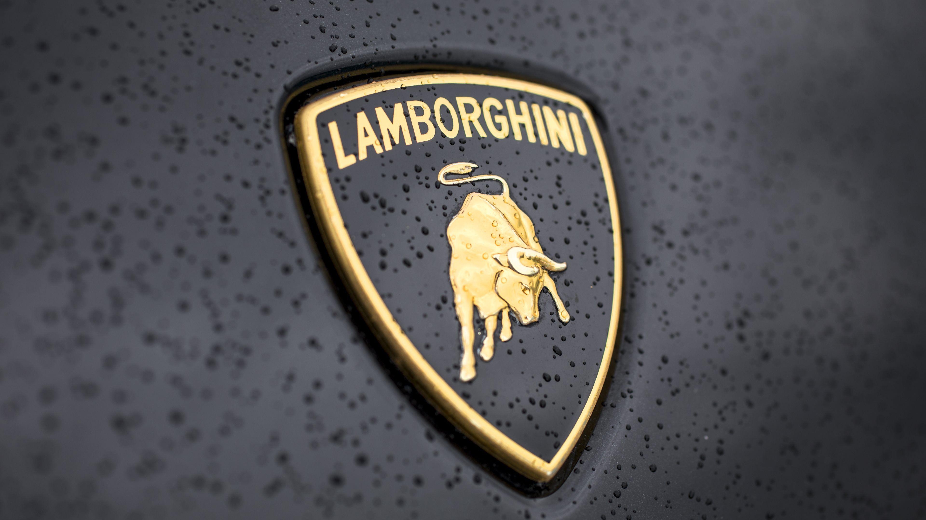 Lamborghini, Logo, Autos, Hintergrund, Design, 3840x2160 4K Desktop