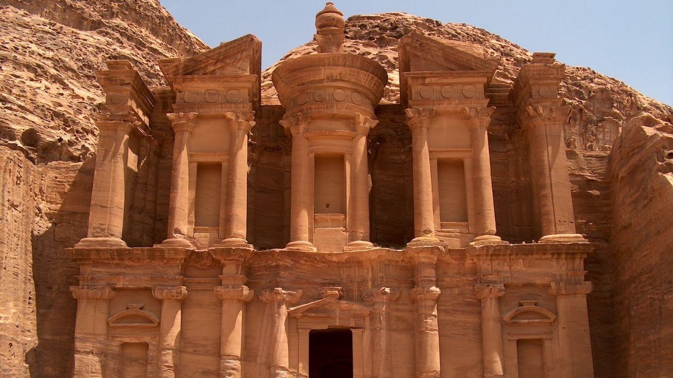 Petra Jordan, kostenlos, WNP Bild, Hintergrund neu, 1370x770 HD Desktop