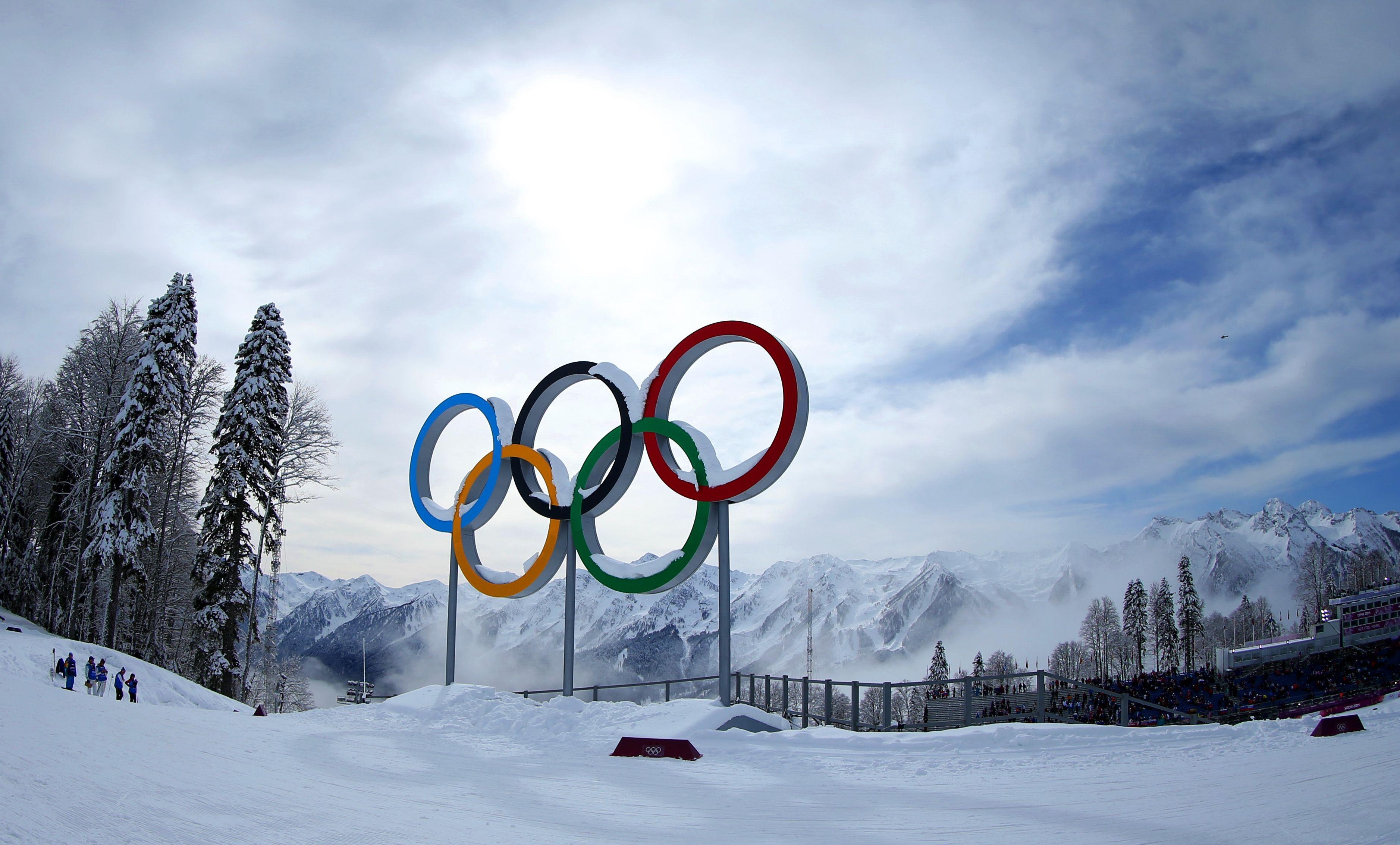 Olympische Winterspiele, Sport, Winter, Hintergrund, HD, 3760x2270 4K Desktop