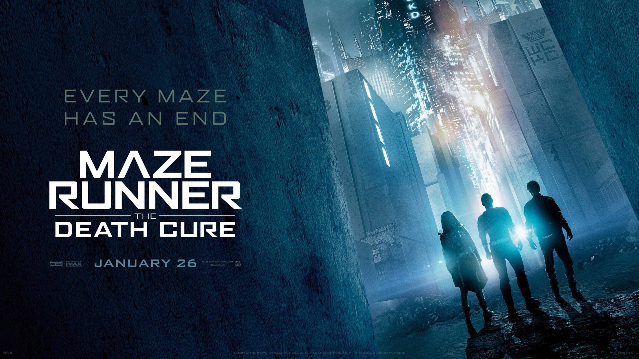 Maze Runner, Death Cure, Film, Abenteuer, Action, 2560x1440 HD Desktop