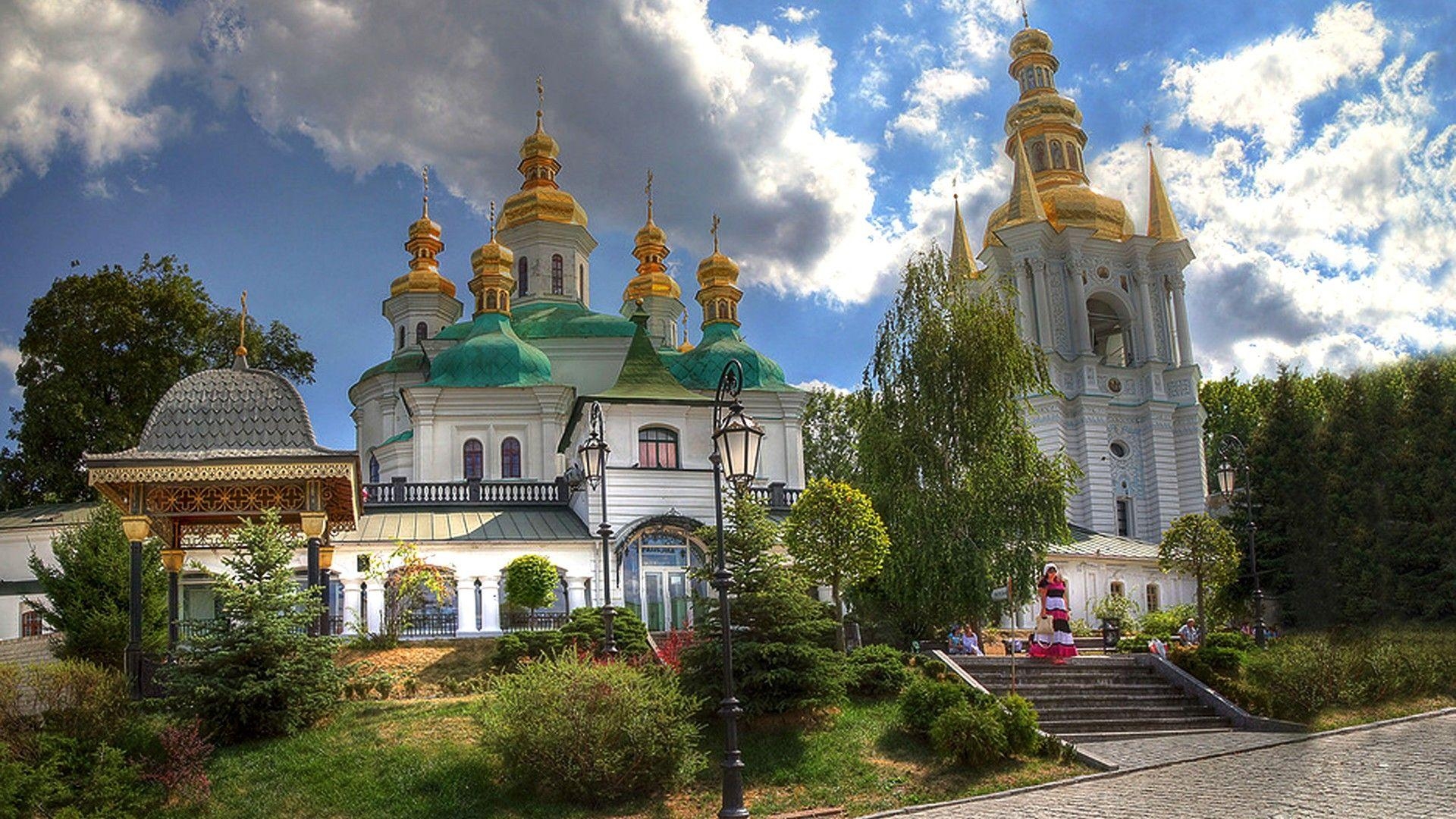 Kiew, Höhlenkloster, Ukraine, Architektur, Religion, 1920x1080 Full HD Desktop