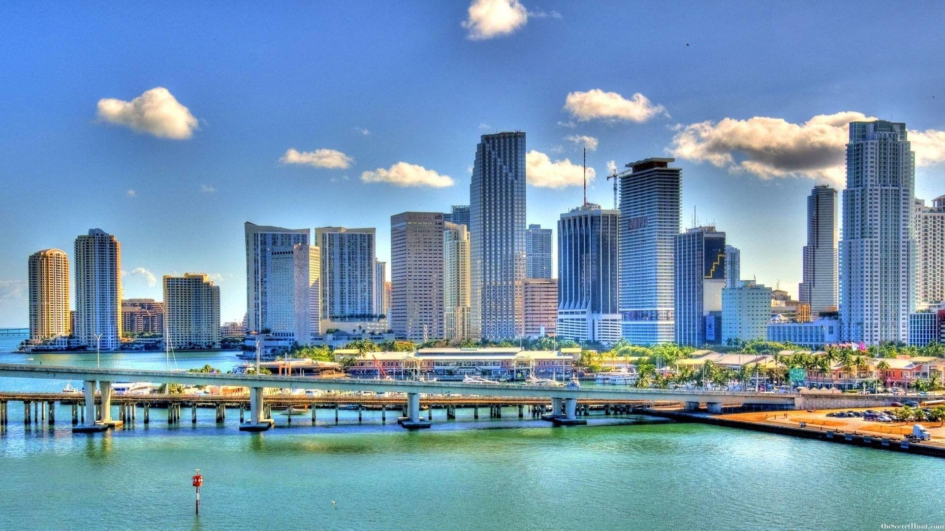 Miami, Reisen, Strand, Sonne, Ferien, 1920x1080 Full HD Desktop