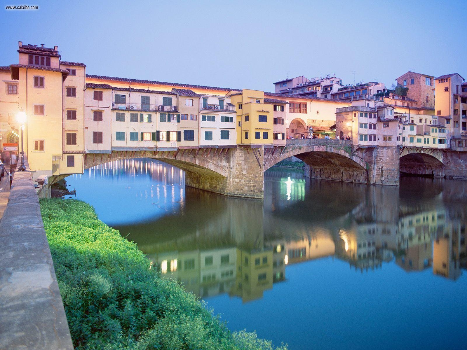 Gebäude, Stadt, Ponte Vecchio, Florenz, Bild, 1600x1200 HD Desktop