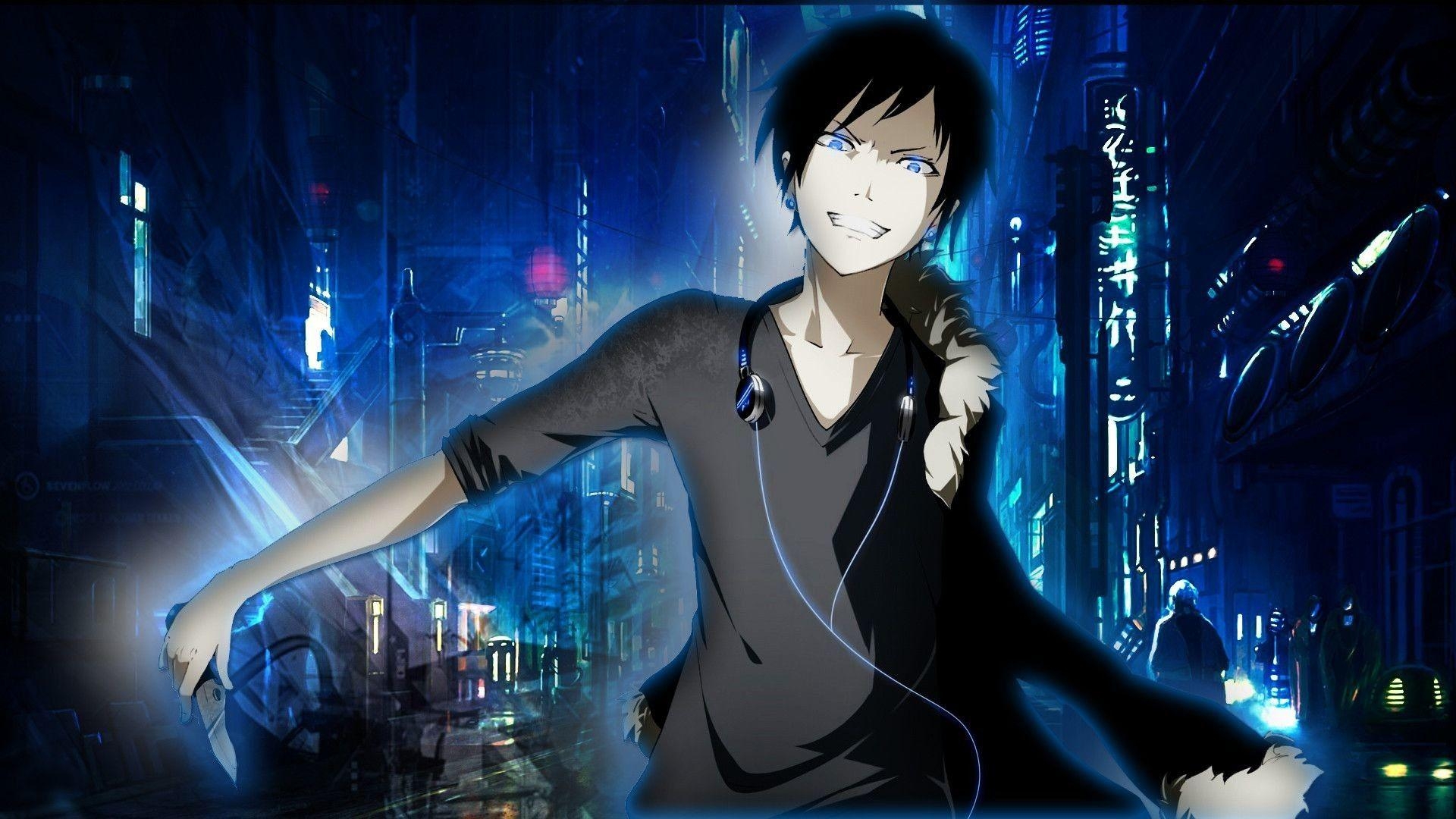 Izaya Orihara, Anime Hintergründe, Durarara!!, Anime Bild, Kunst, 1920x1080 Full HD Desktop