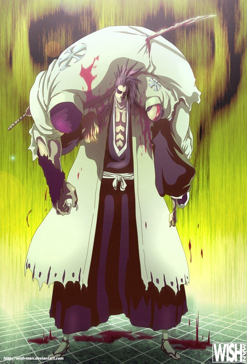 Kenpachi, Anime, Bleach, Kampf, 4K Bild, 800x1180 HD Handy