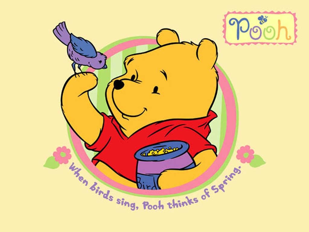 Winnie Puuh, Hintergrund, Zeichentrick, Disney, Freude, 1030x770 HD Desktop