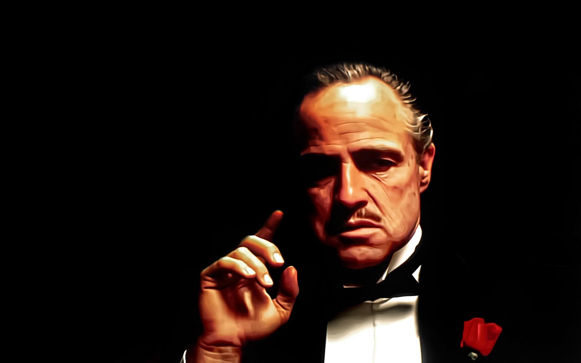 Marlon Brando, Der Pate, Corleone, Filmposter, Mafia, 1920x1200 HD Desktop