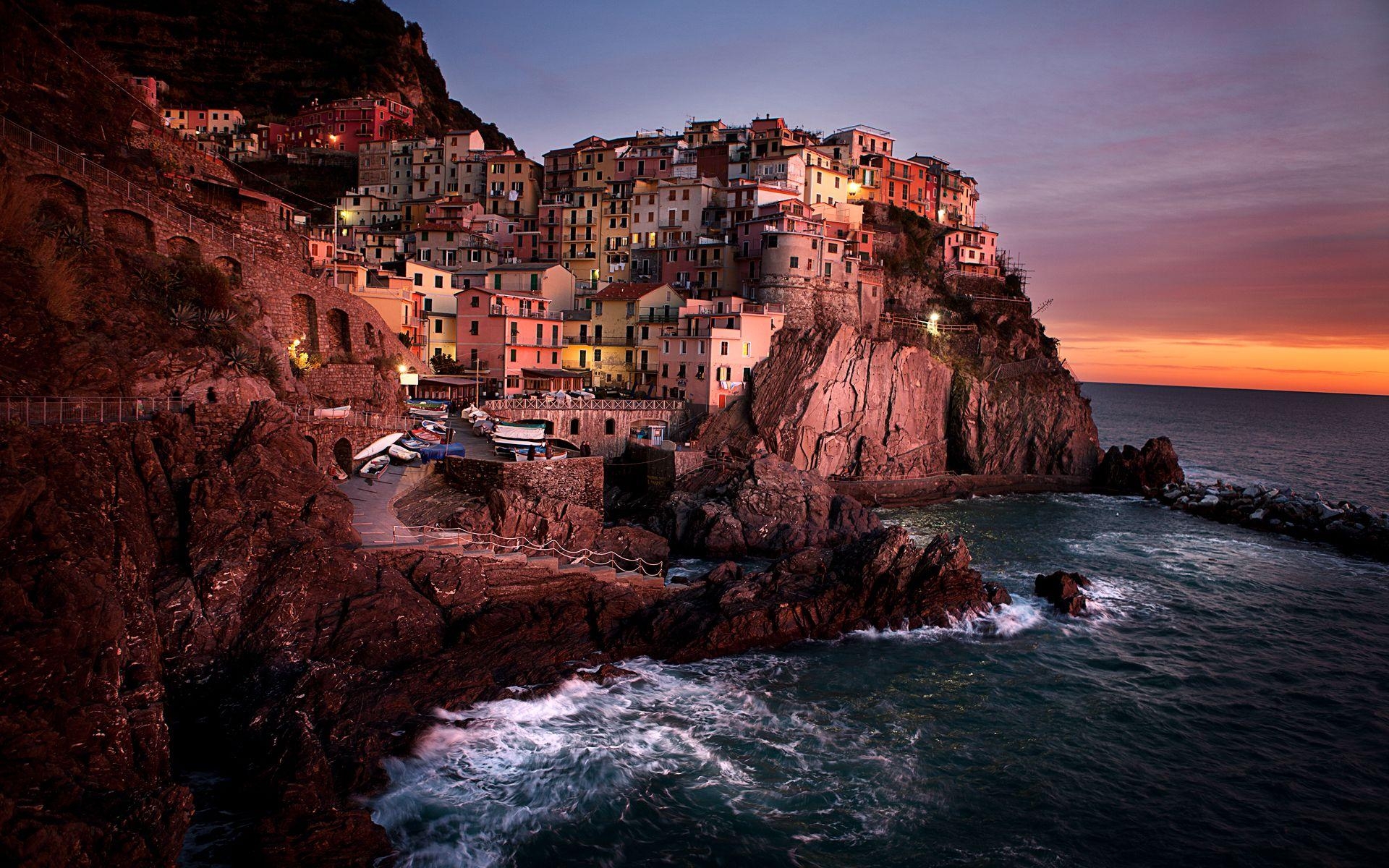 Manarola, Cinque Terre, Lmborlenghi, Foto, Italien, 1920x1200 HD Desktop