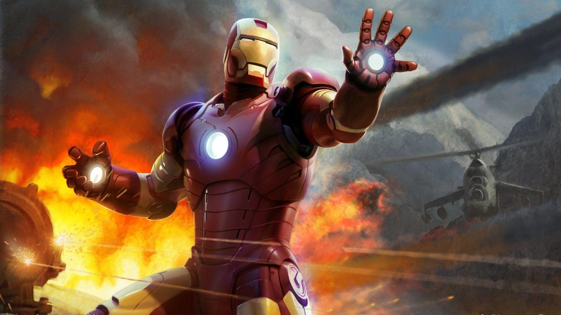 Iron Man, HD, Hintergrund, Marvel, Bild, 1920x1080 Full HD Desktop